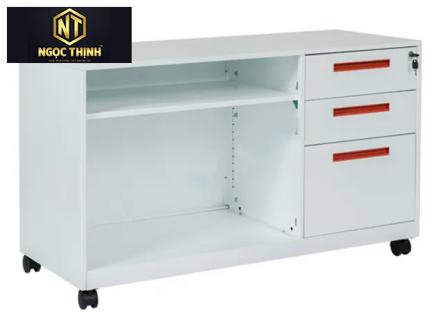 Tủ hồ sơ hiện đại-Tủ phụ thép sơn tĩnh điện màu trắng TUTP01D Tủ hồ sơ hiện đại-Tủ phụ thép sơn tĩnh điện màu trắng TUTP01D